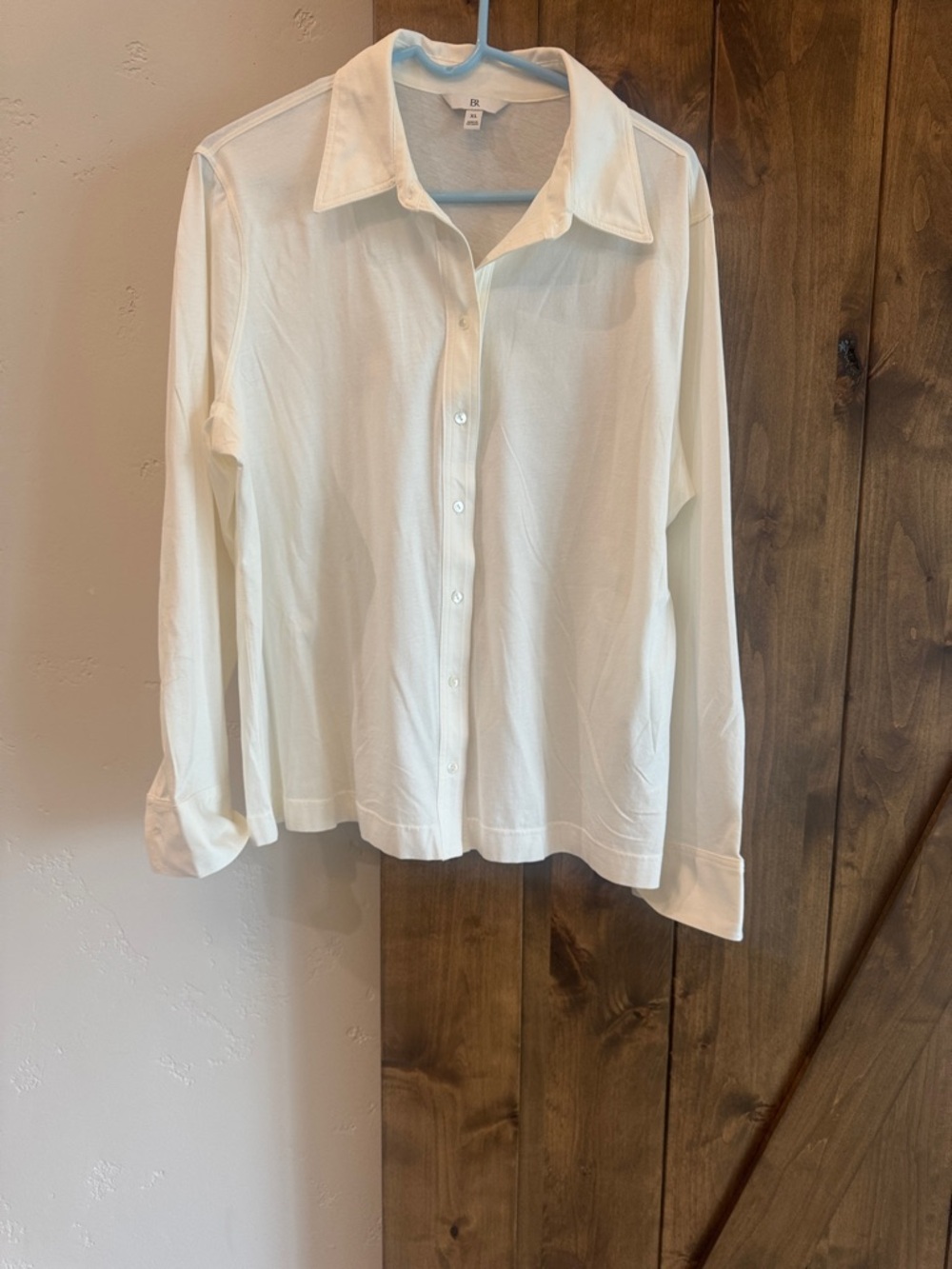 Banana Republic White Collared Shirt
